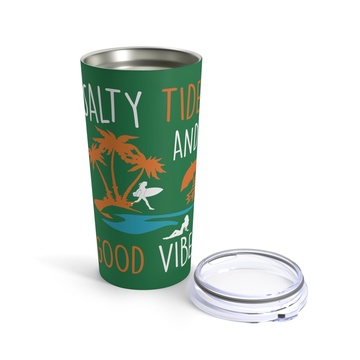 Salty Tides And Good Vibes Bottle