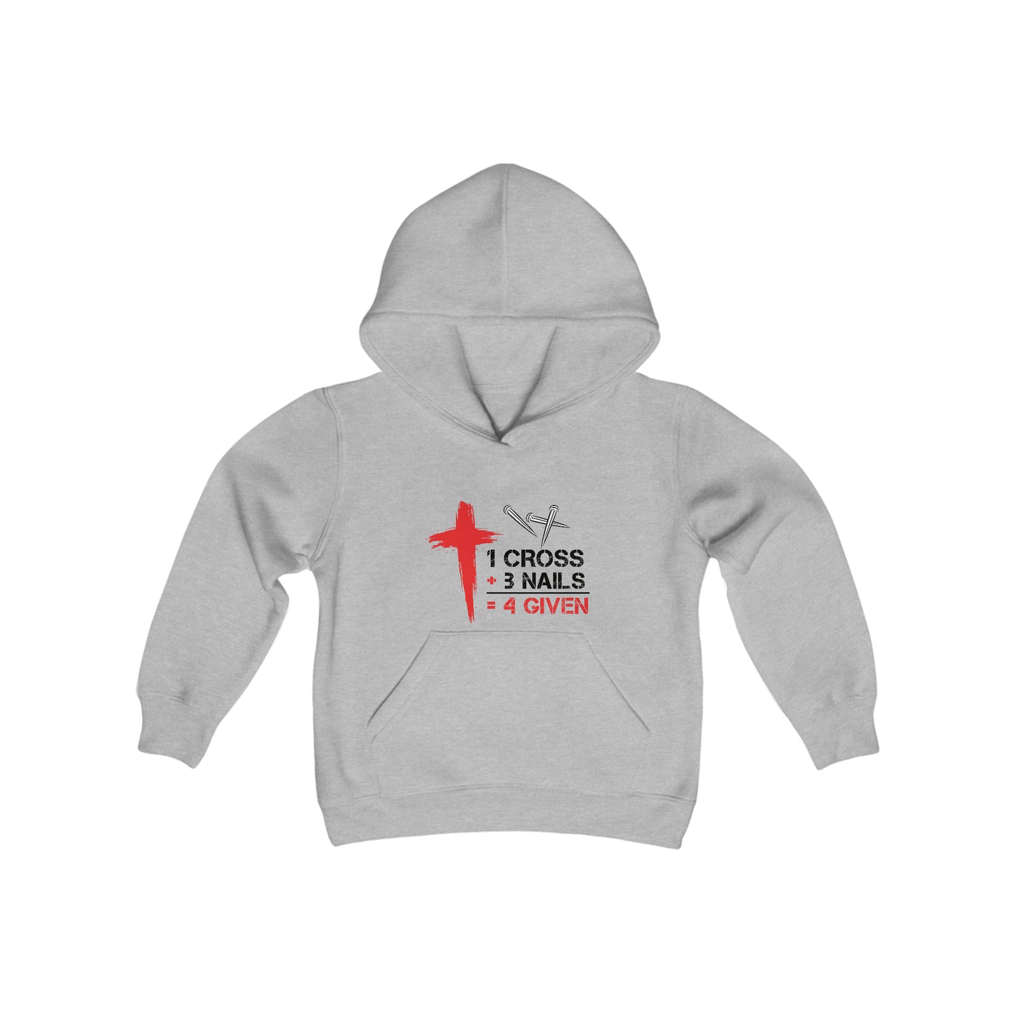 1Cross 3Nails Hooded Sweatshirt