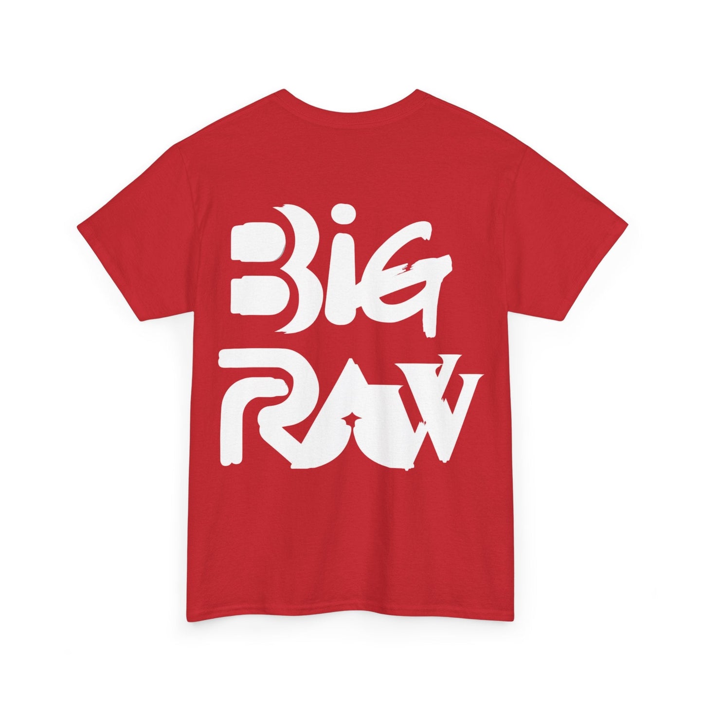 Big Raw Unisex Heavy Cotton Tee, Casual Streetwear Shirt, Gift for Him or Her, Everyday Fashion, Graphic Tee, Trendy Apparel Printify