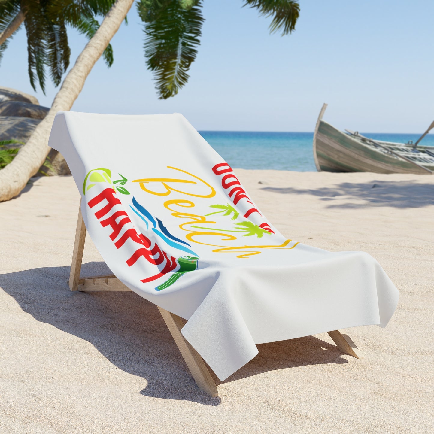 Don't Worry Beach Happy Towel