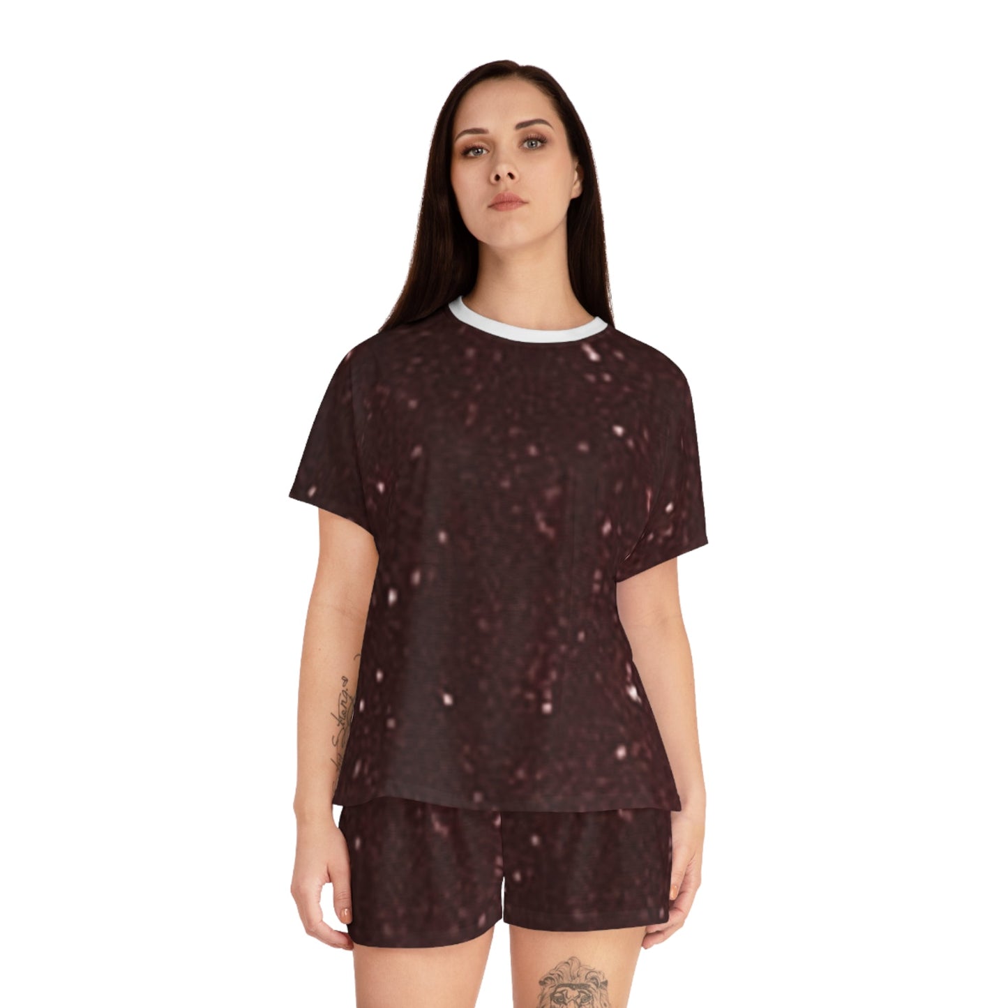 Cozy Women's Short Pajama Set, Summer Sleepwear, Casual Lounge Set, Perfect for Relaxing, Great Gift for Birthdays or Holidays Printify