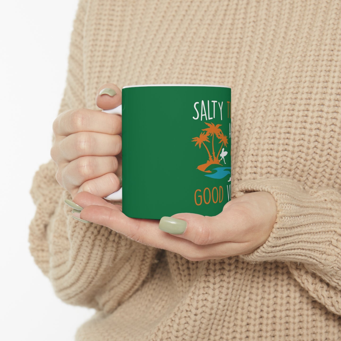 Salty Tides And Good Vibes Mug