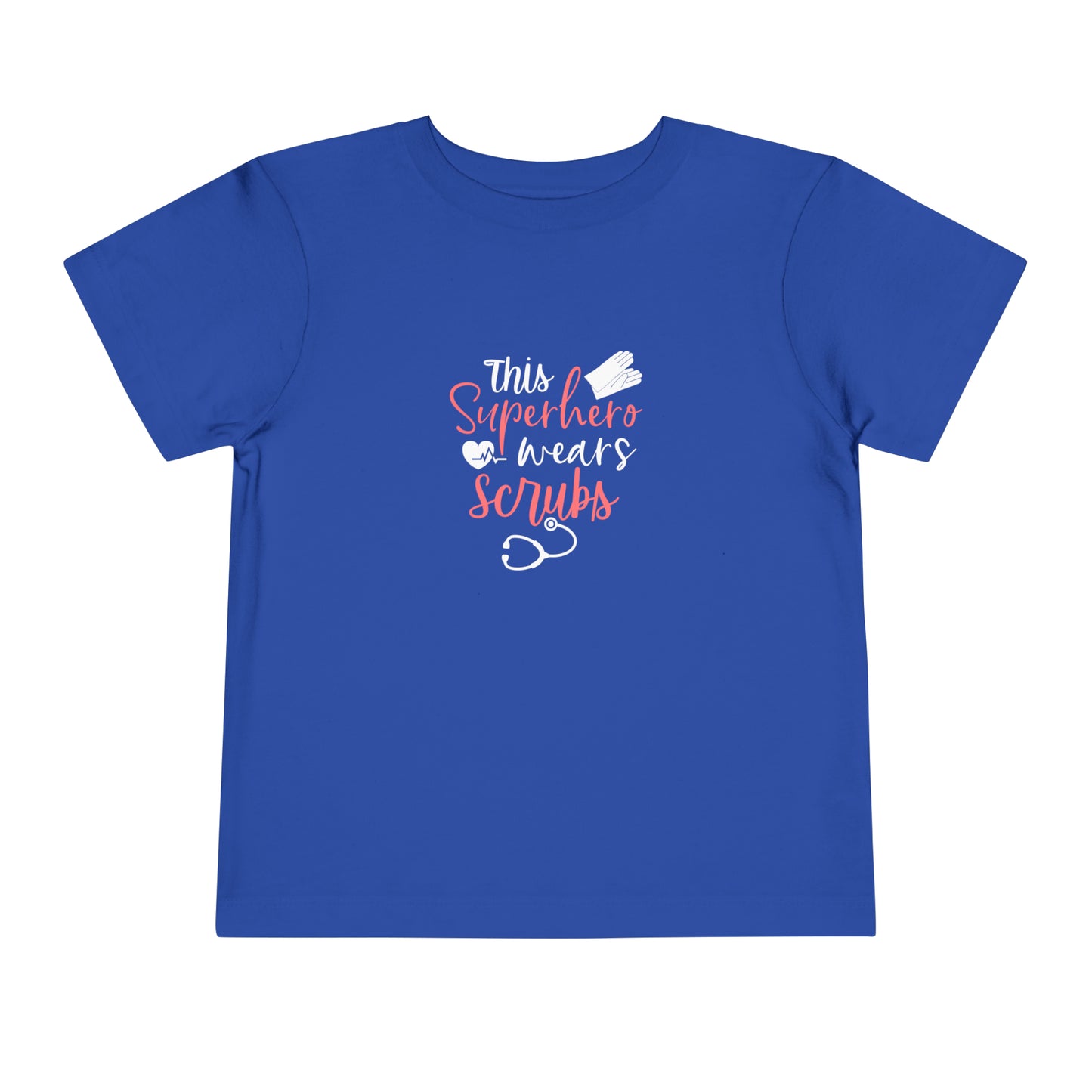 This Superhero Wears Scrubs Toddler Tee