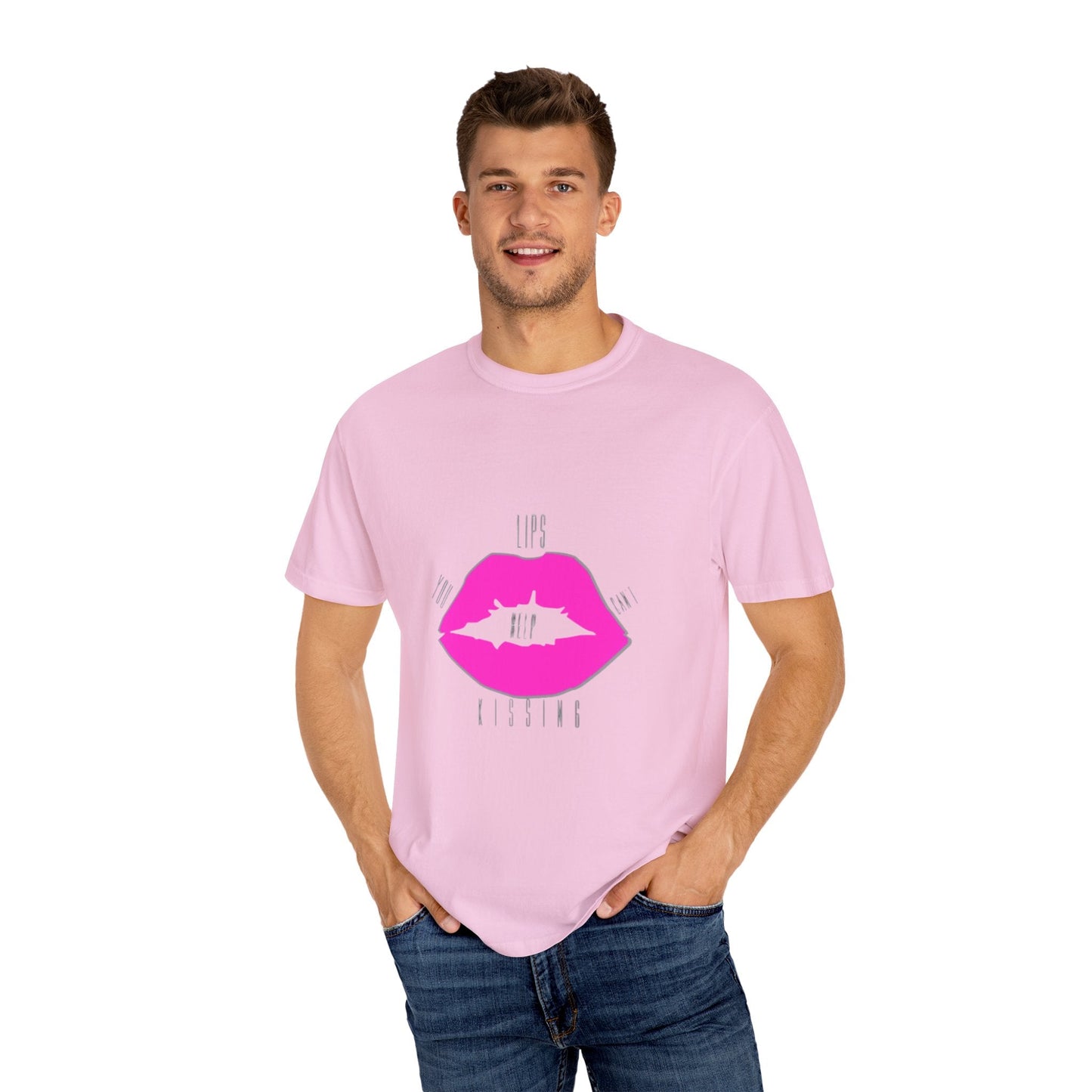 Kiss Mark Graphic Tee, Trendy Unisex T-shirt for Casual Wear, Perfect for Birthdays, Valentine’s Day, or Fun Gatherings, Statement Shirt Printify