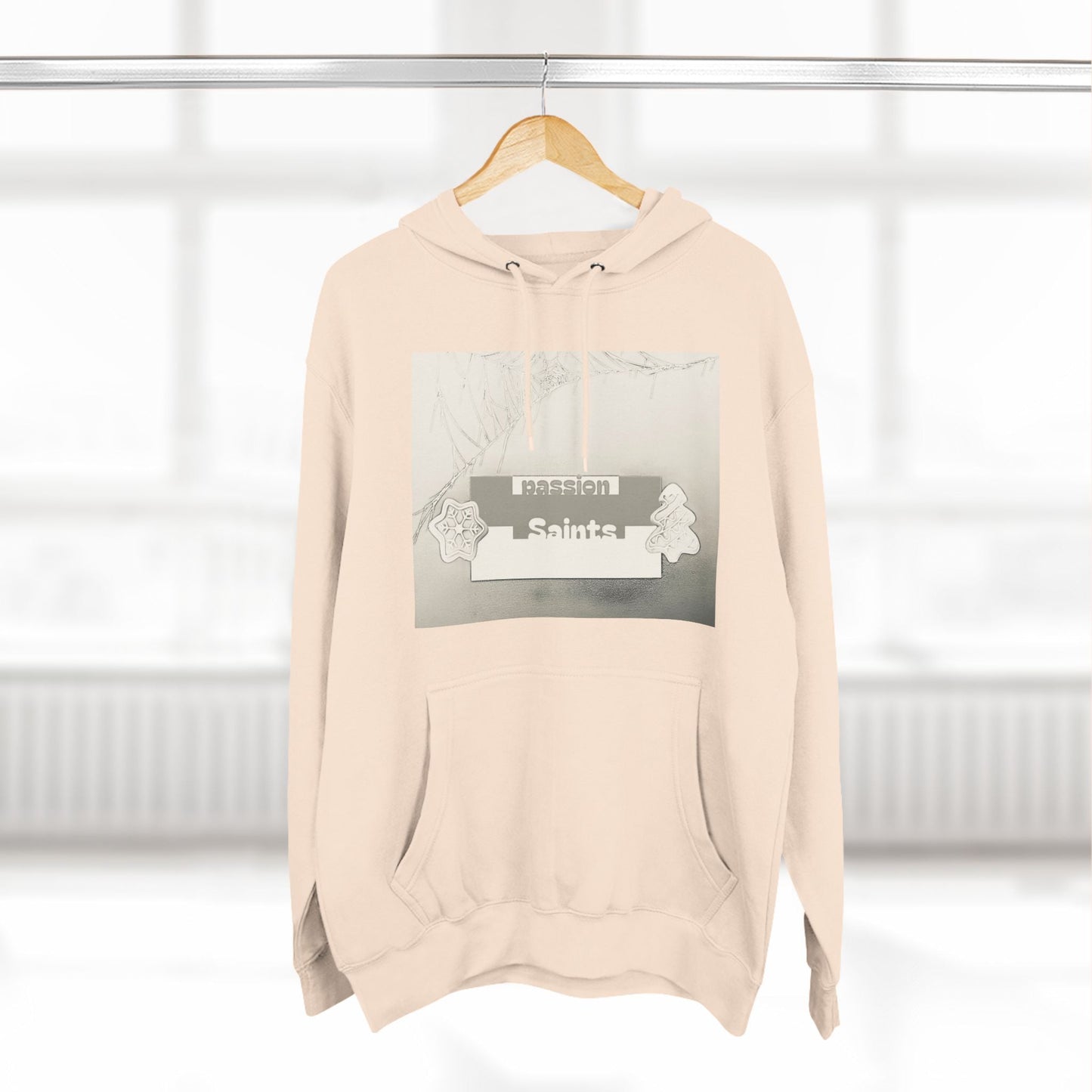 Passion saint Hoodie ( faded) Printify
