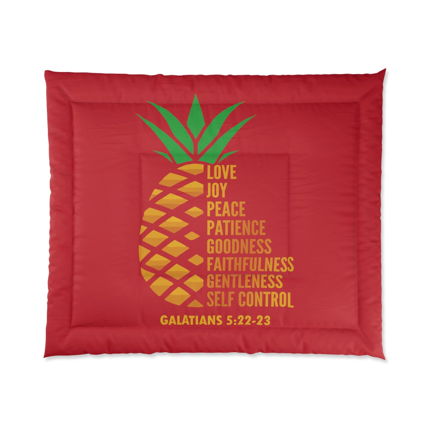 Love Joy Peace Comforter