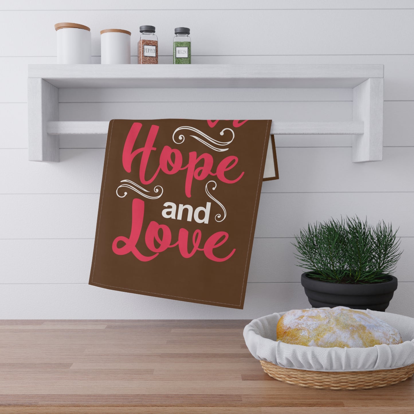 Faith Hope And Love Towel