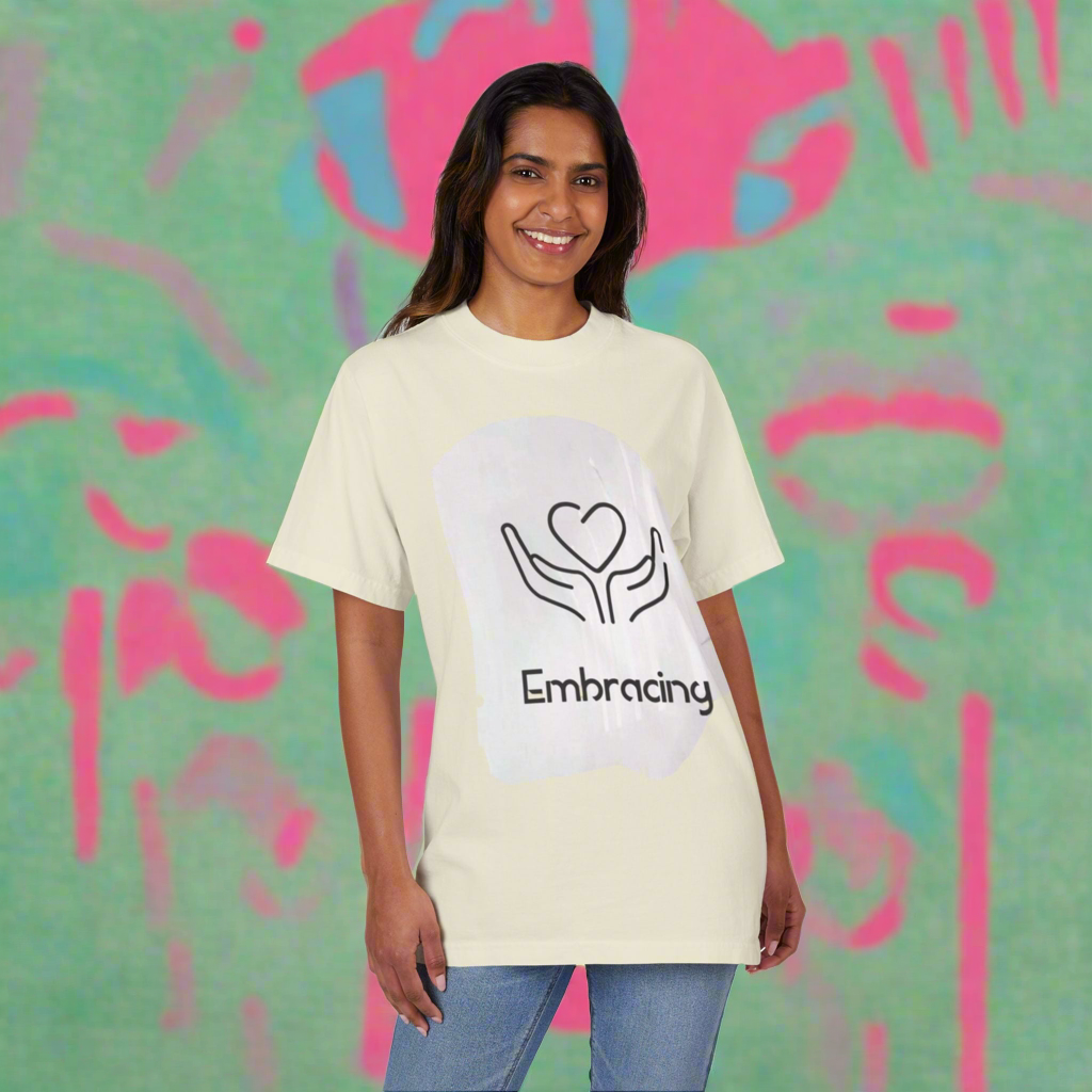 Drop-Shoulder T-Shirt Embracing Design