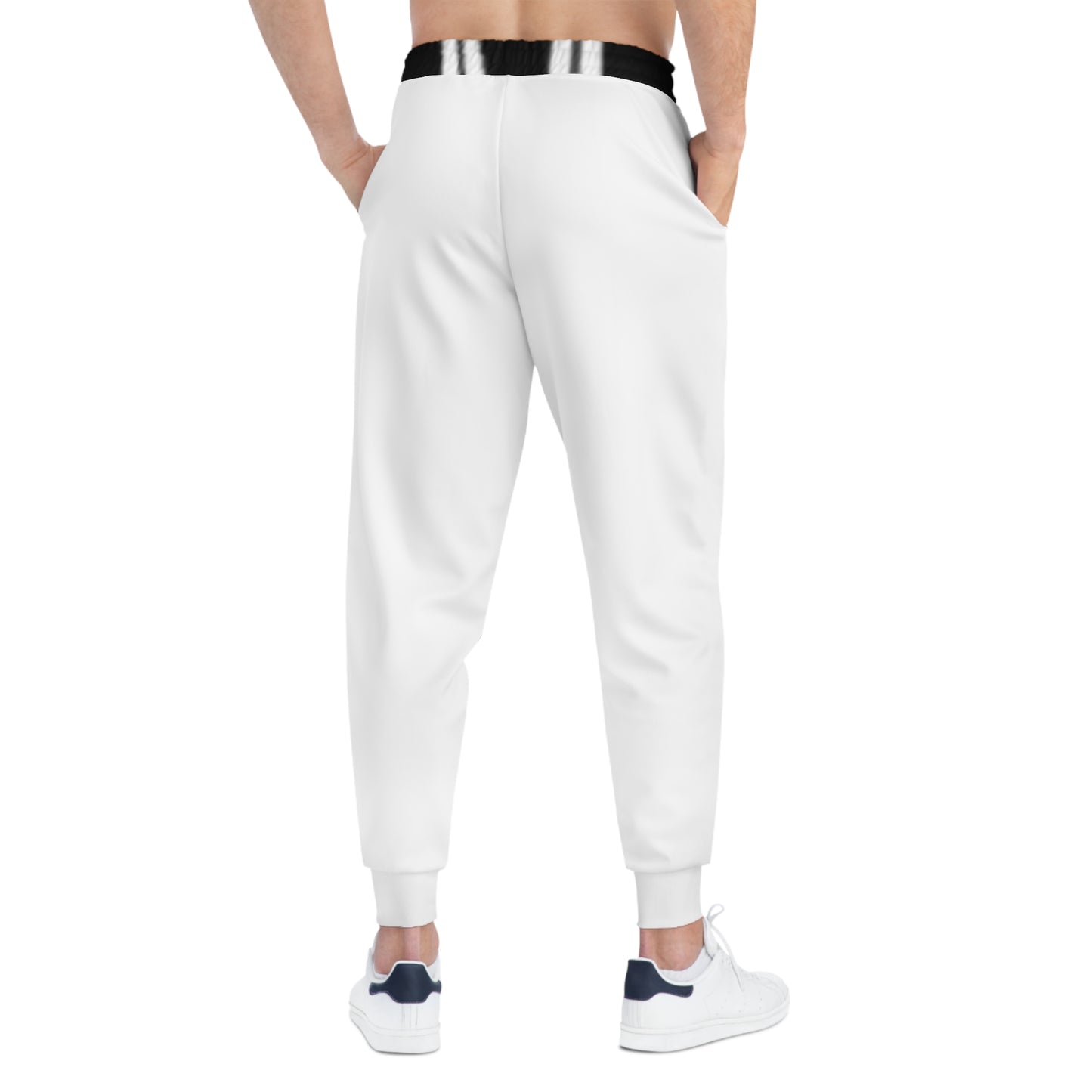 Motivational Athletic Joggers with 'HATE LESS' Print