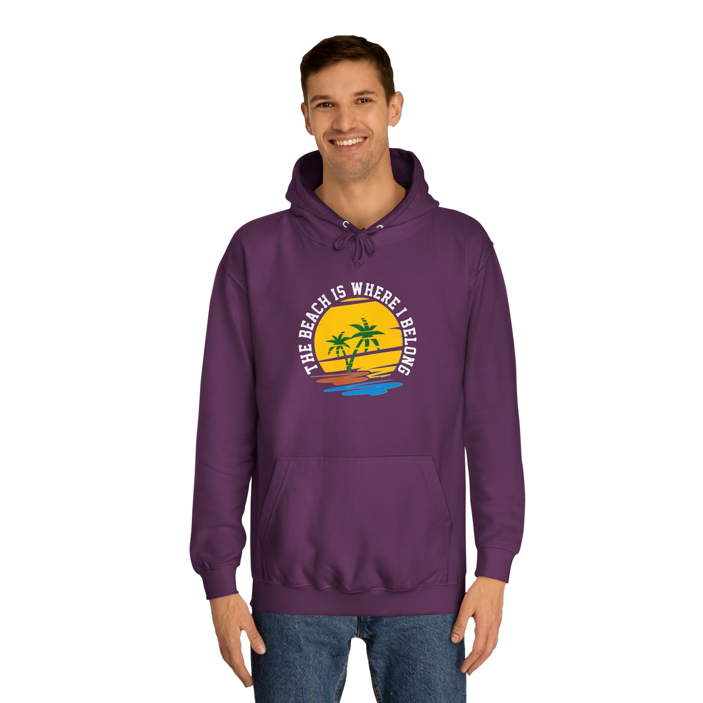 The Beach Is Where I Belong Unisex Hoodie
