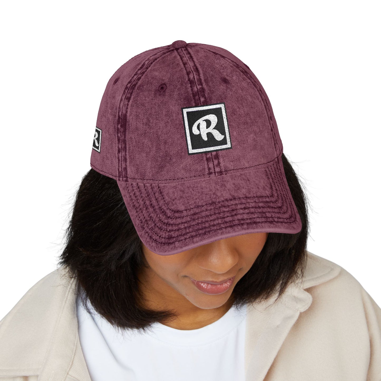 Cap Embroidered with 'R’ Design