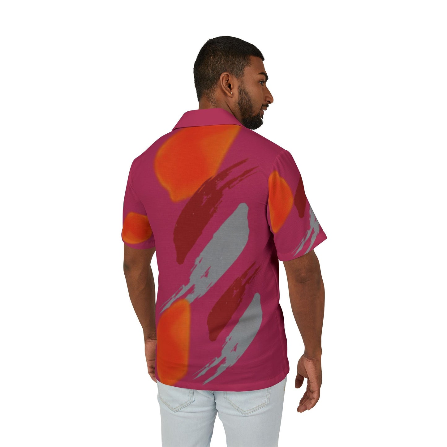Trendy Men's Hawaiian Camp Shirt, Summer Fashion, Vacation Wear, Beach Outfit, Casual Shirt Printify