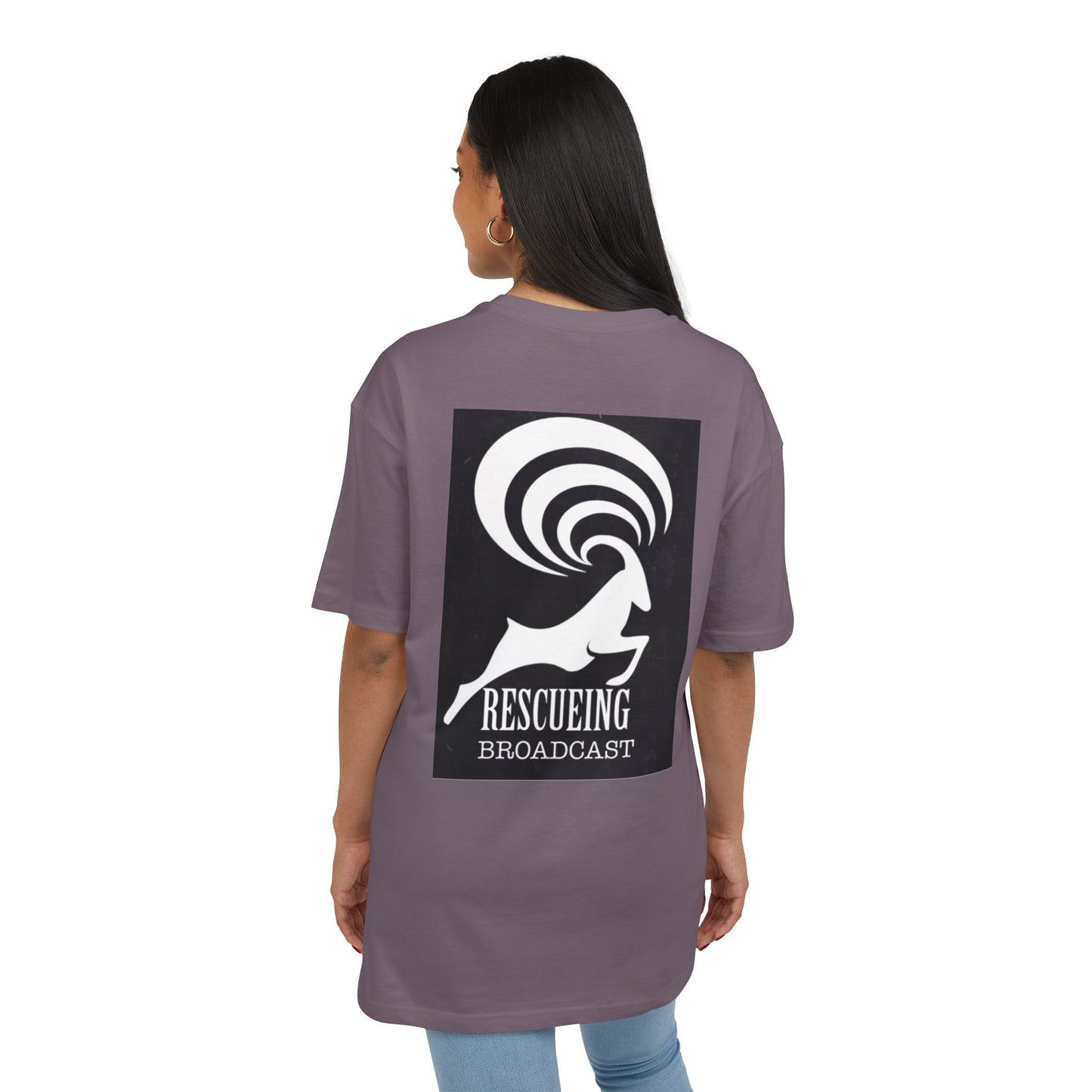 Oversize Tee - Rescuing Broadcast Bold