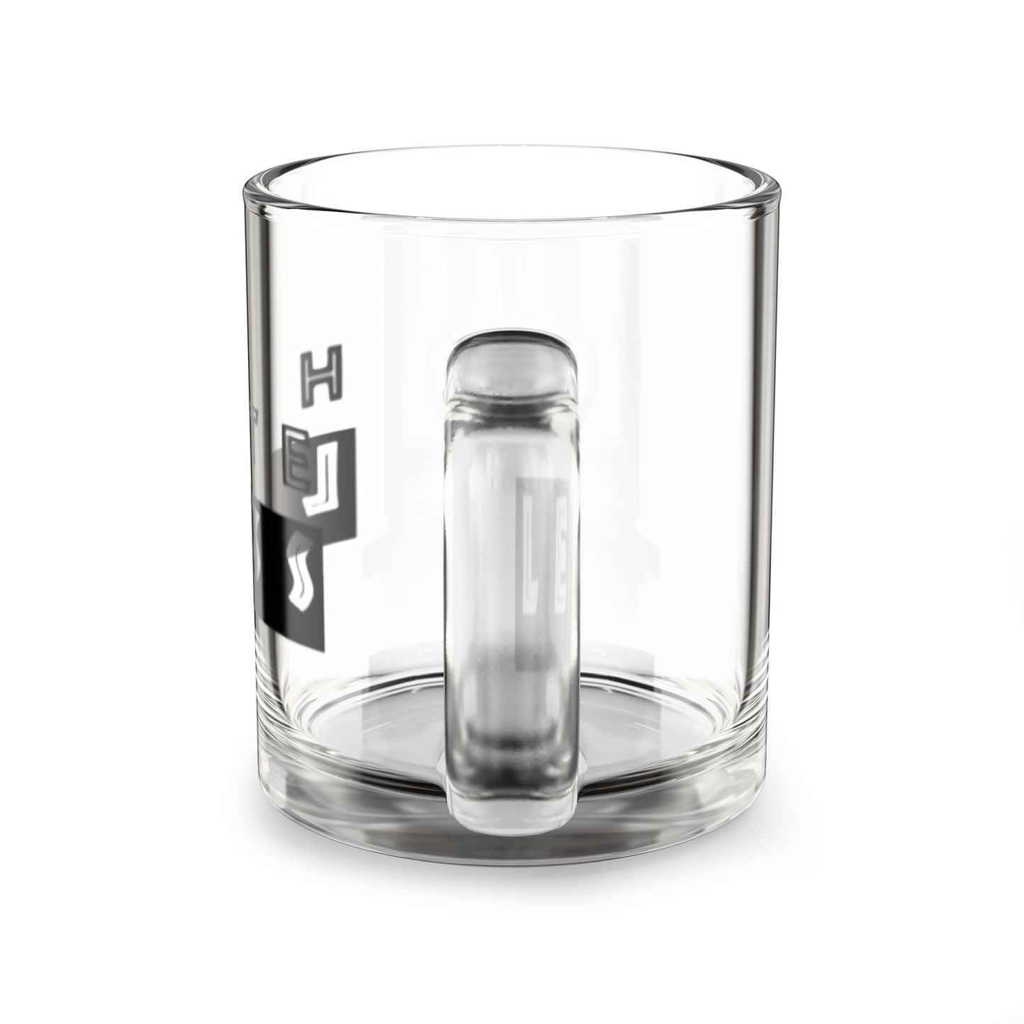 Hate Less Glass Mug - 10oz Inspirational Drinkware