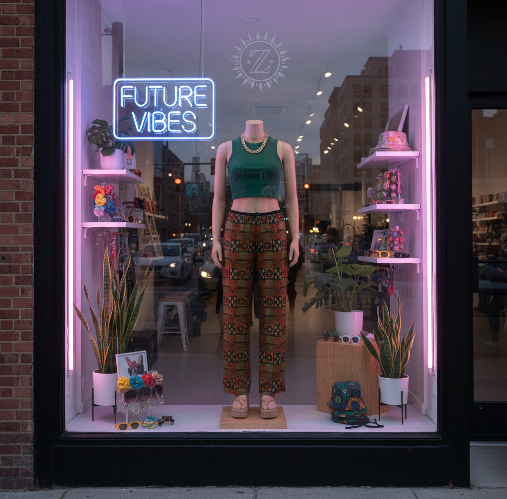 African Print Women's Pajama Pants — AOP Comfortable Sleepwear