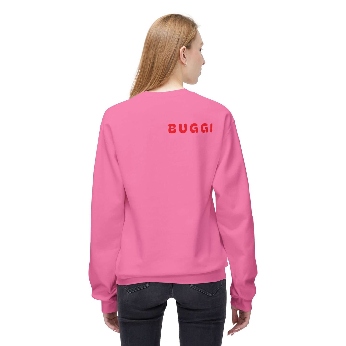 Unisex Midweight Softstyle Fleece Crewneck Sweatshirt-Buggi Design