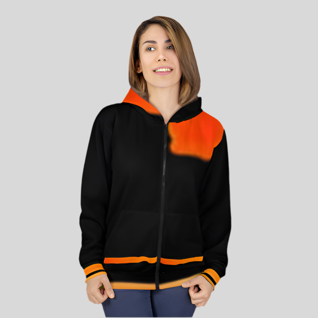 Graphic Unisex Zip Hoodie
