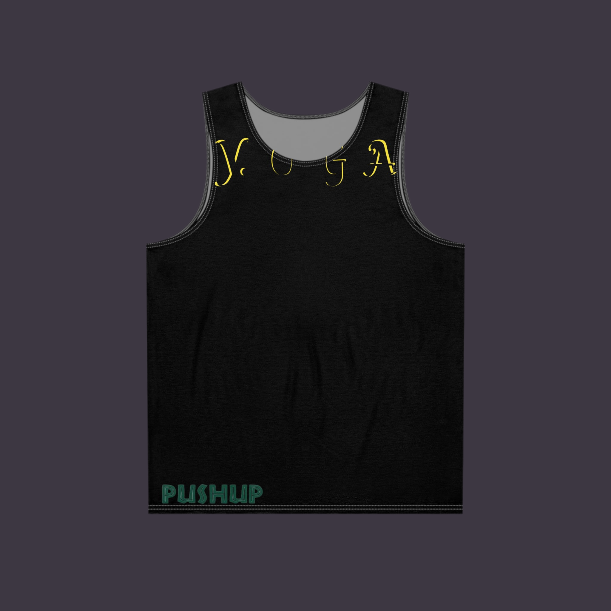 Men's Yoga Tank - Push Up Design for Fitness Enthusiasts Printify