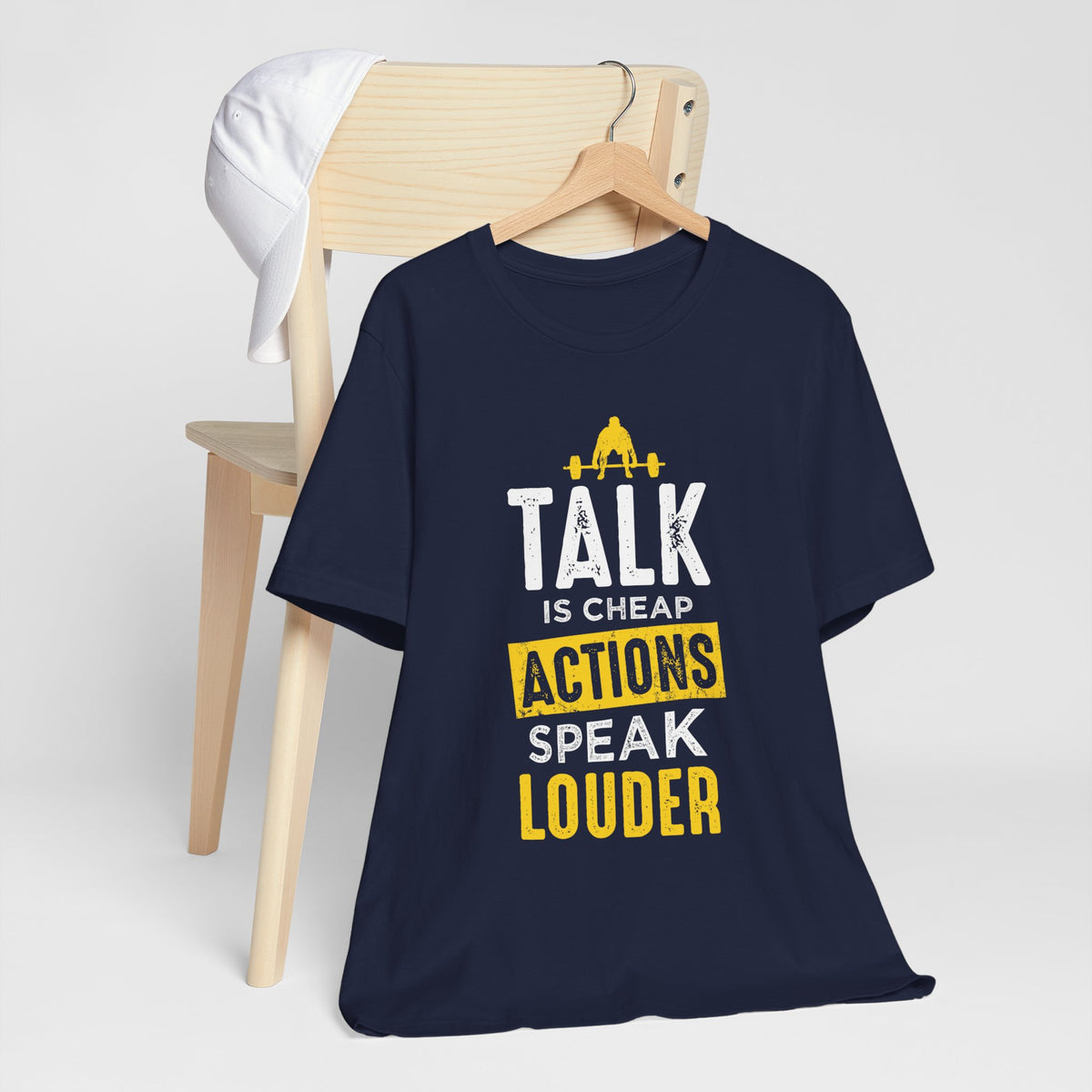 Parler, c’est des actions bon marché, parler plus fort, tee-shirt unisexe 