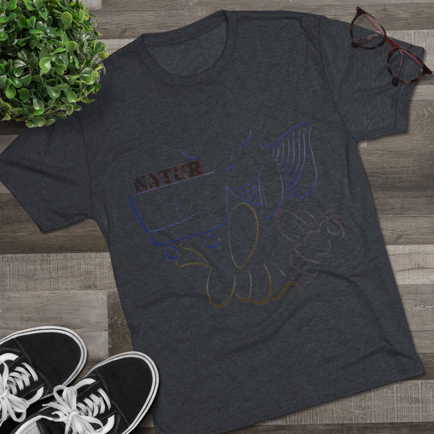 Nature Inspired Tee - Unisex Tri-Blend Crew Tee