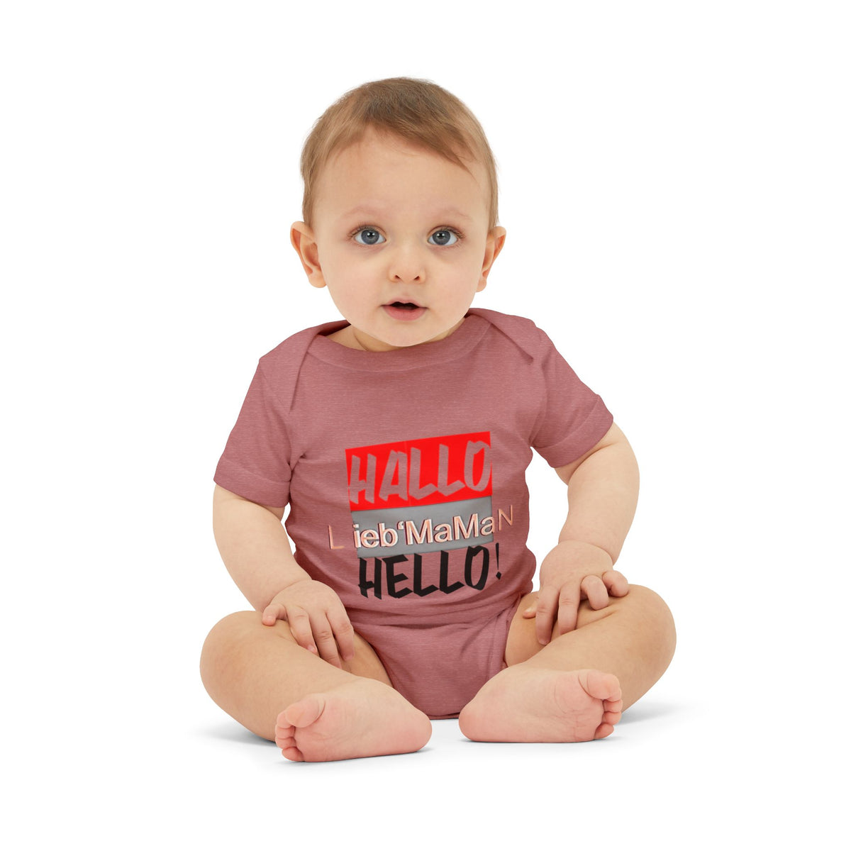 Hello Baby Bodysuit - Cute Multilingual Infant Jersey One Piece