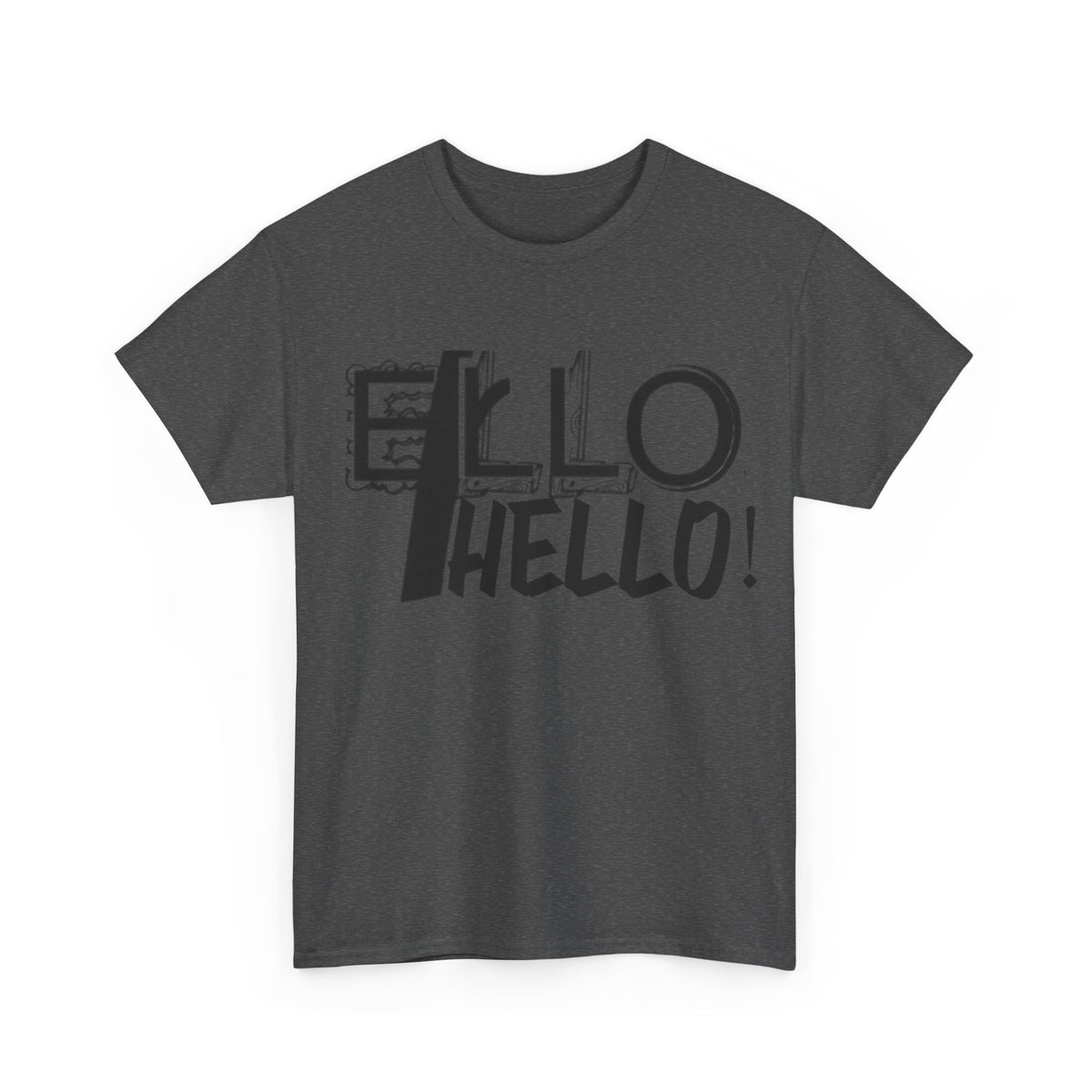 Hello Unisex Tee - Casual and Stylish Cotton T-Shirt for All Occasions