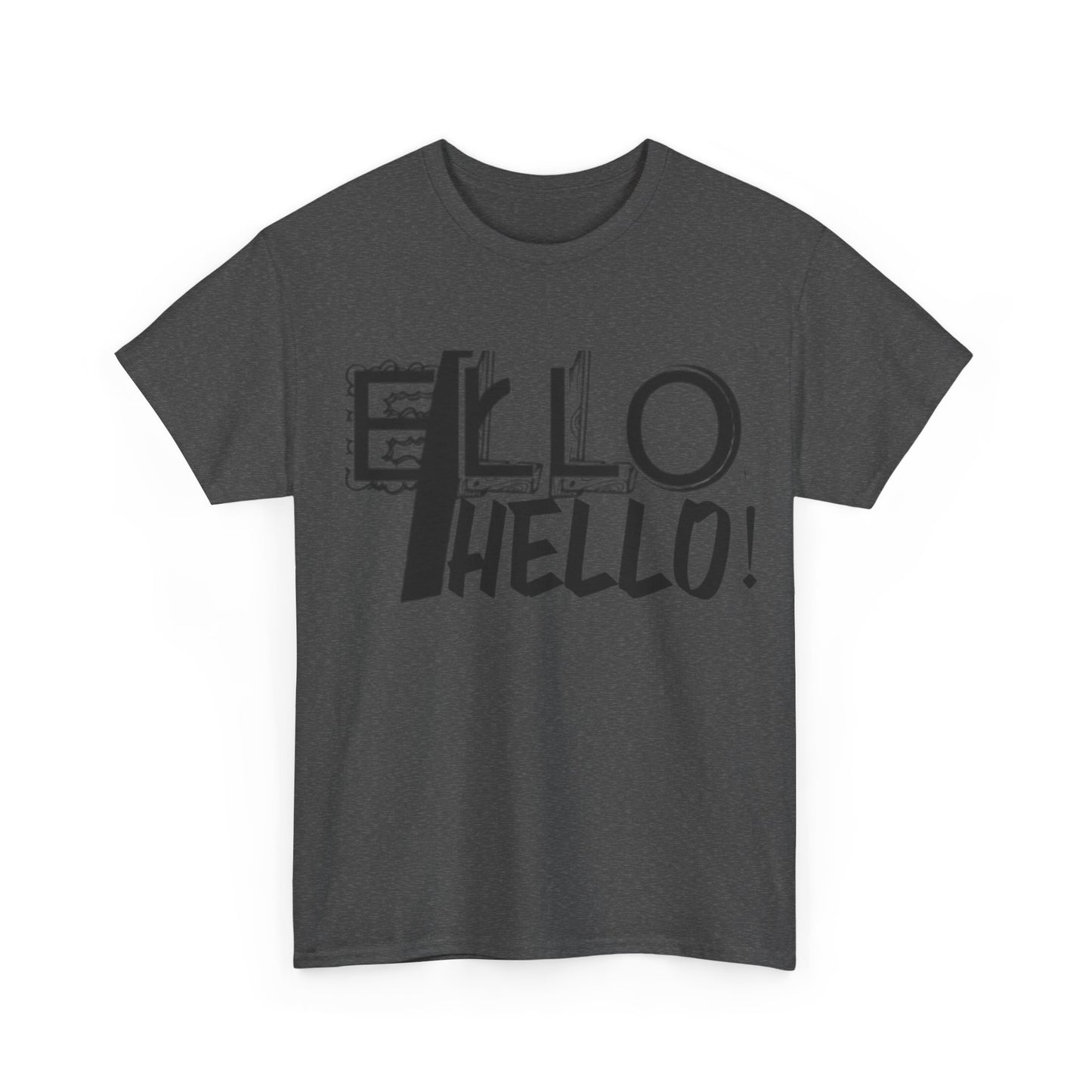 Hello Unisex Tee - Casual and Stylish Cotton T-Shirt for All Occasions