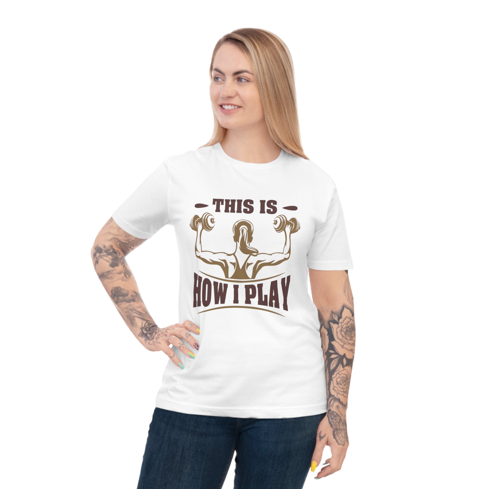 Rcnsons Unisex Classic Jersey 'Play' T-shirt
