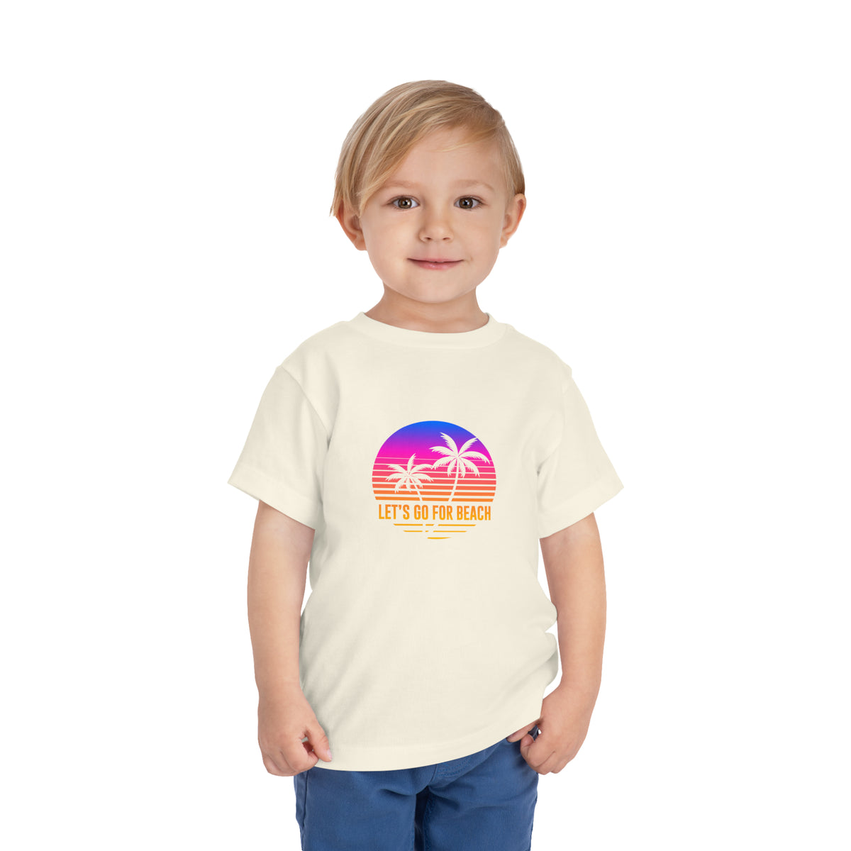 T-shirt Allons-y pour la plage pour tout-petit 