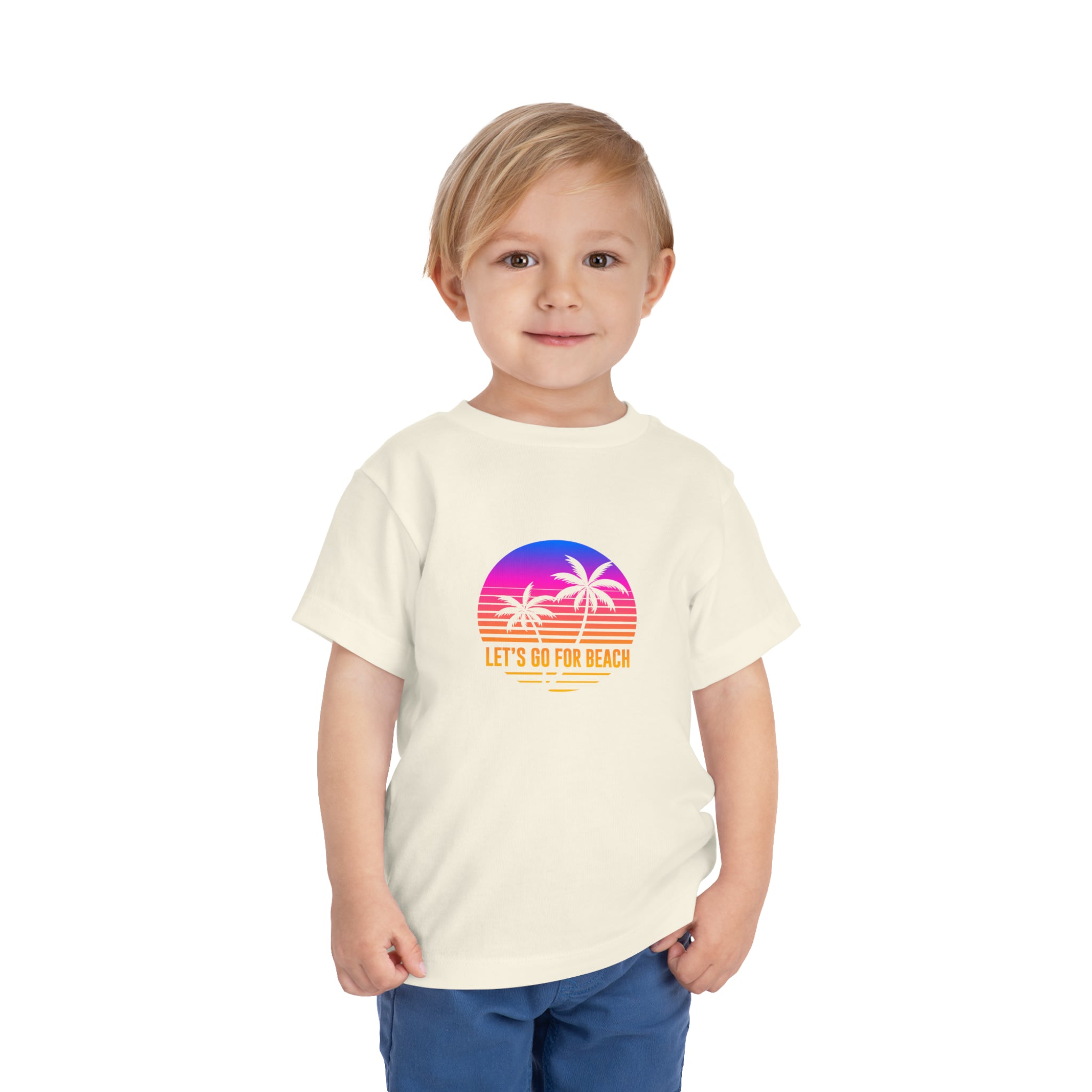 T-shirt Allons-y pour la plage pour tout-petit 