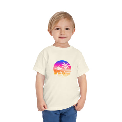 T-shirt Allons-y pour la plage pour tout-petit 