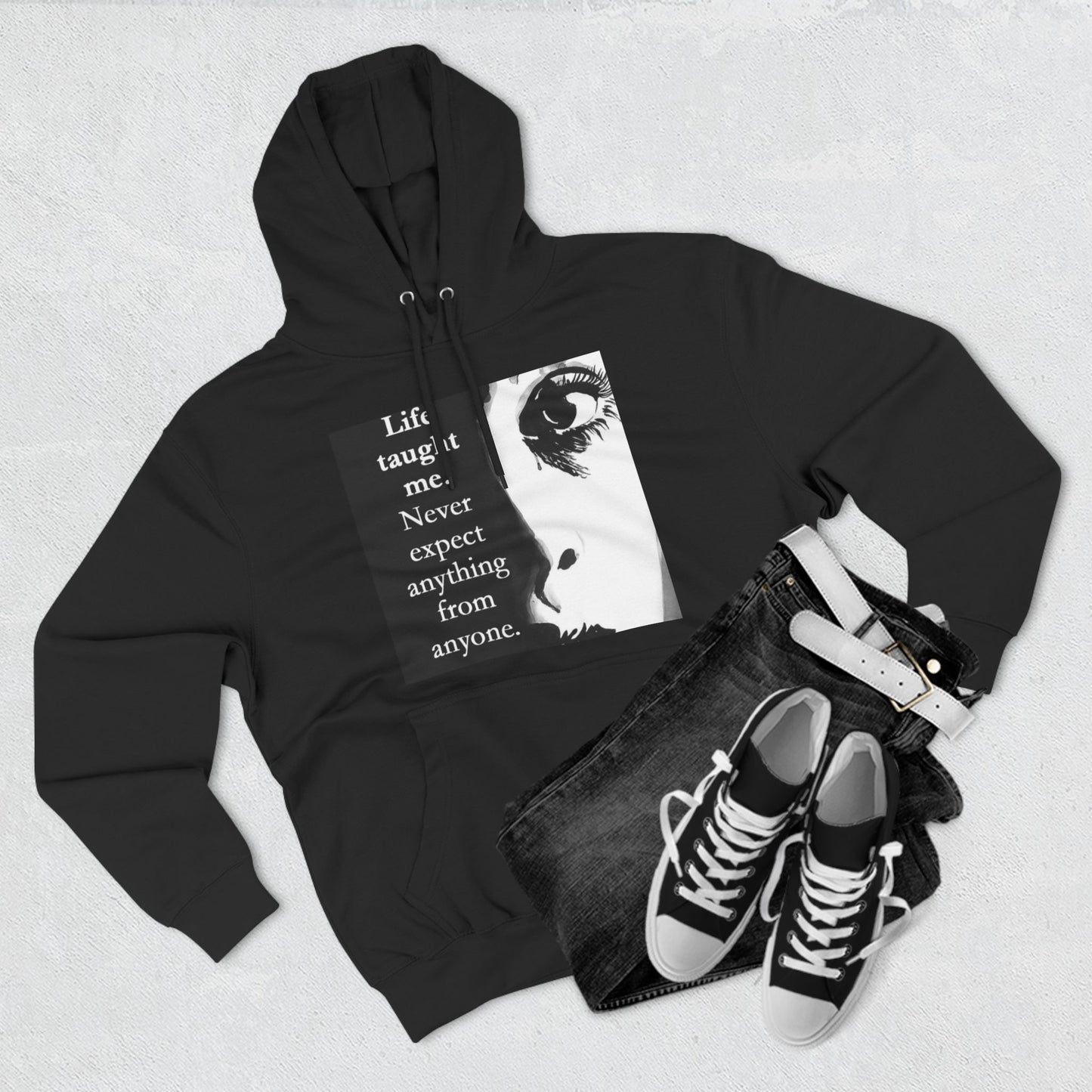 Rcnsons Three-Panel Fleece Hoodie