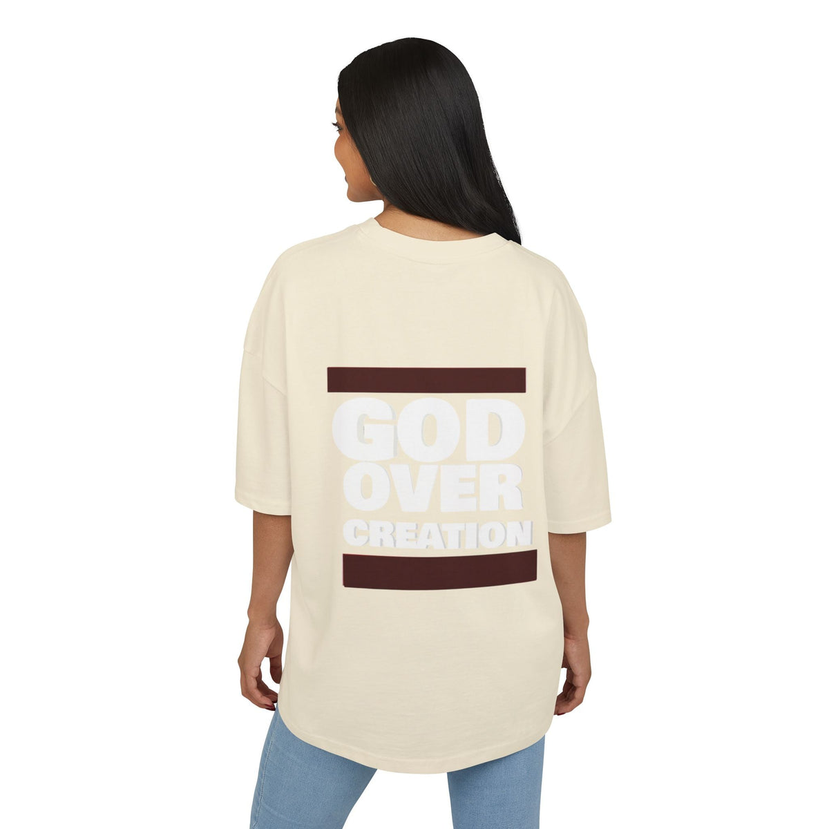 T-Shirt - Unisex Ultra Heavy Cotton Box Tee - God over Creation Printify