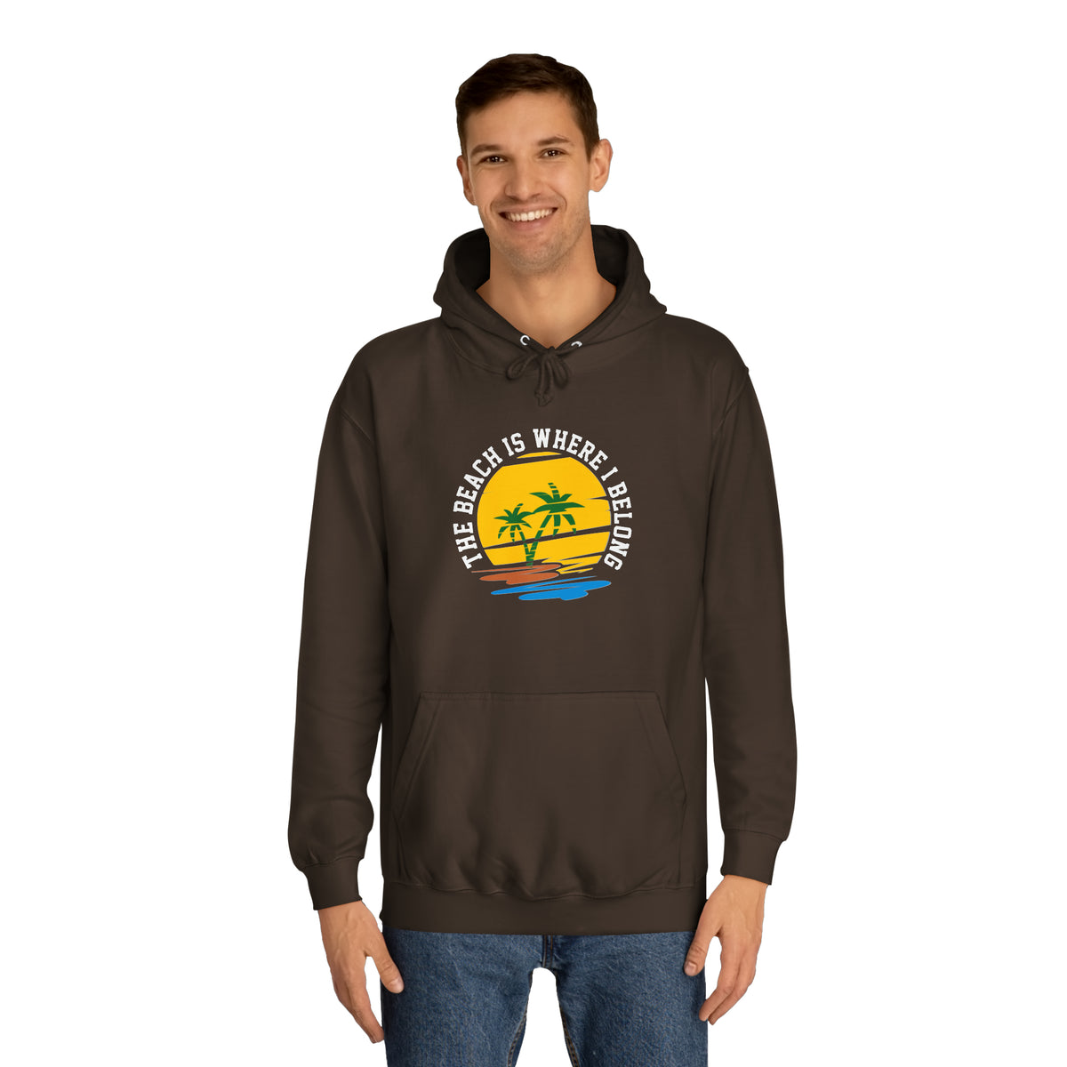 The Beach Is Where I Belong Unisex Hoodie