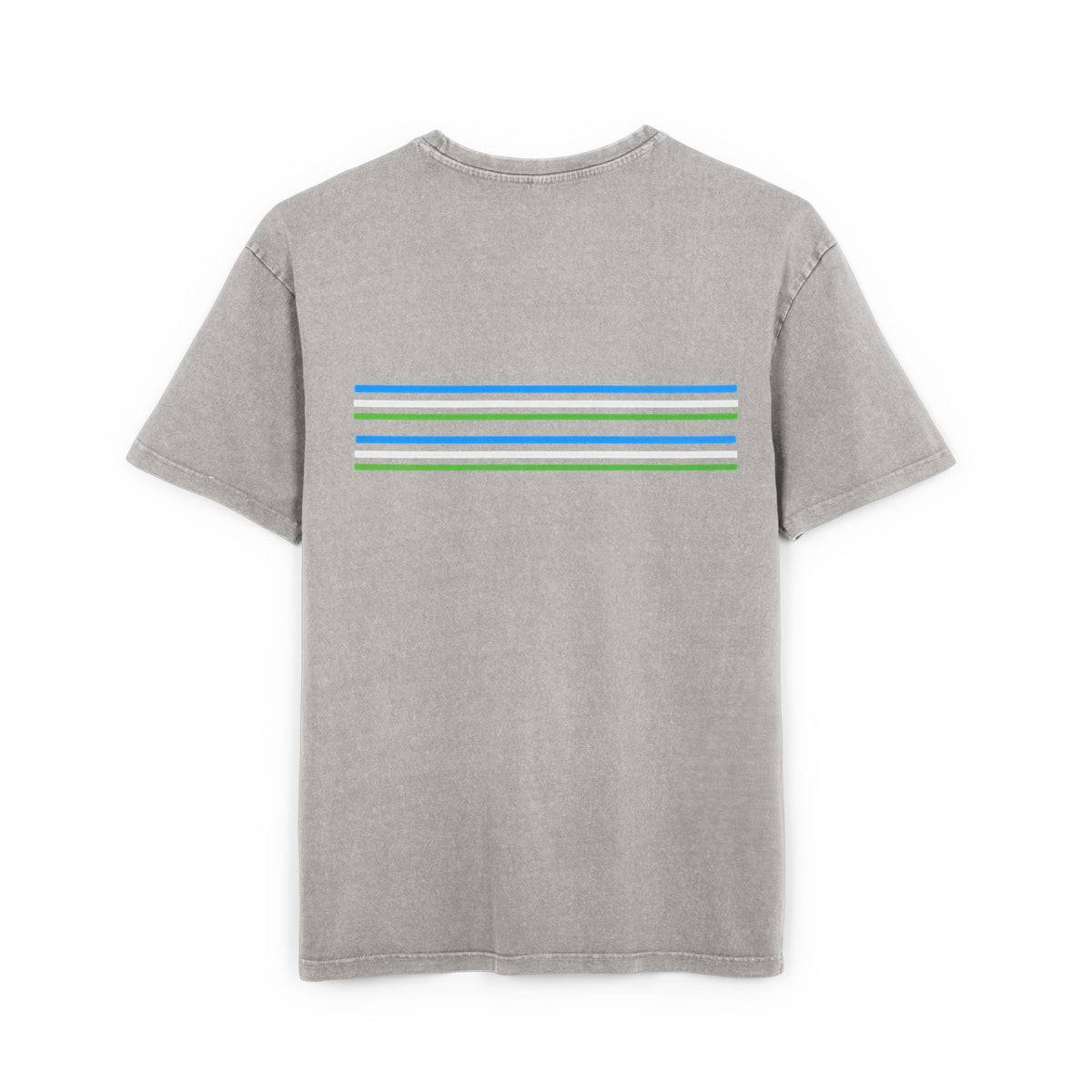 Oversize Tee with Bold Lines