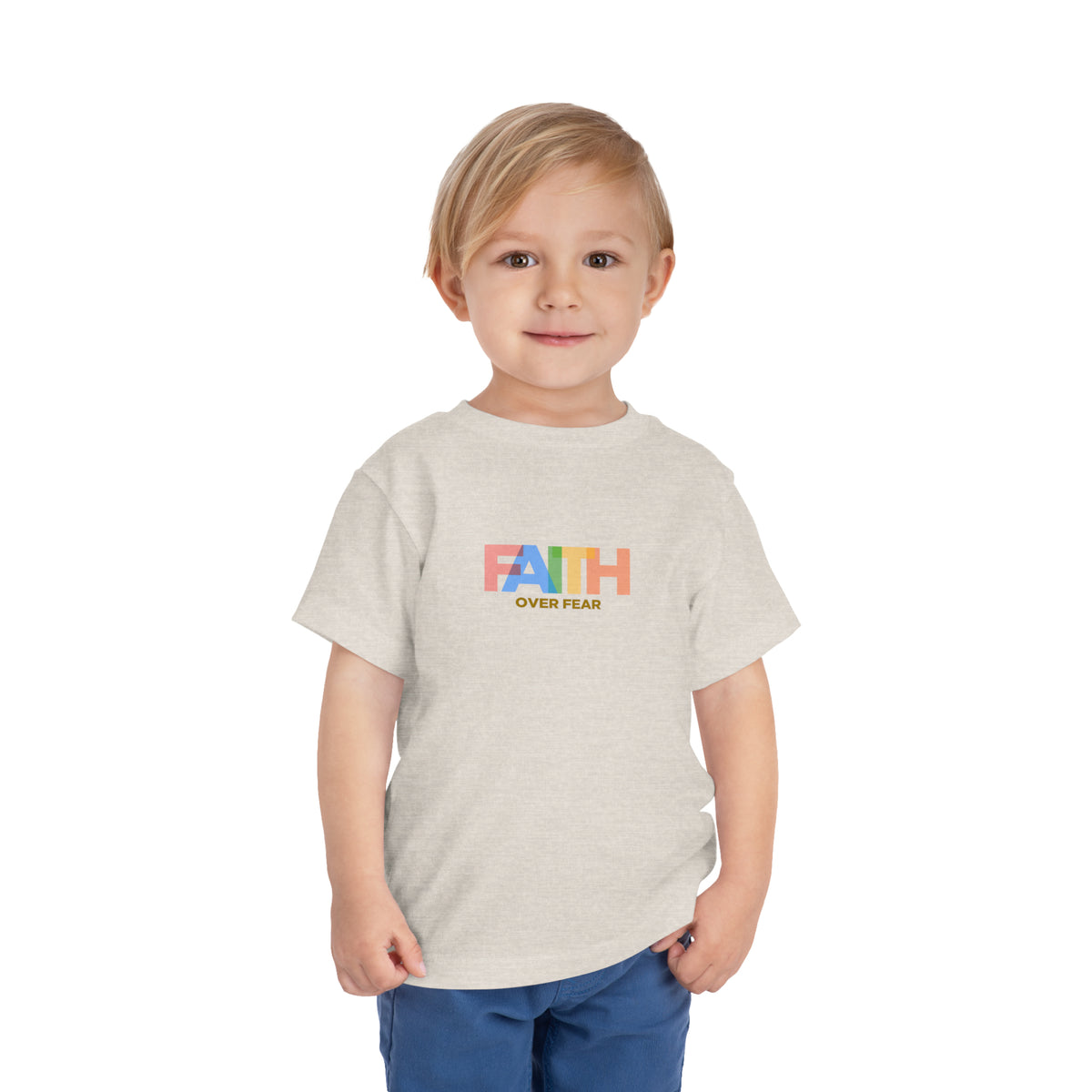 Faith Over Fear Toddler Tee
