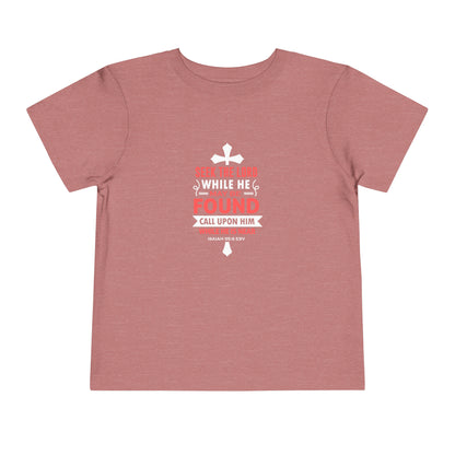 Tee-shirt pour tout-petits Cherchez le Seigneur 