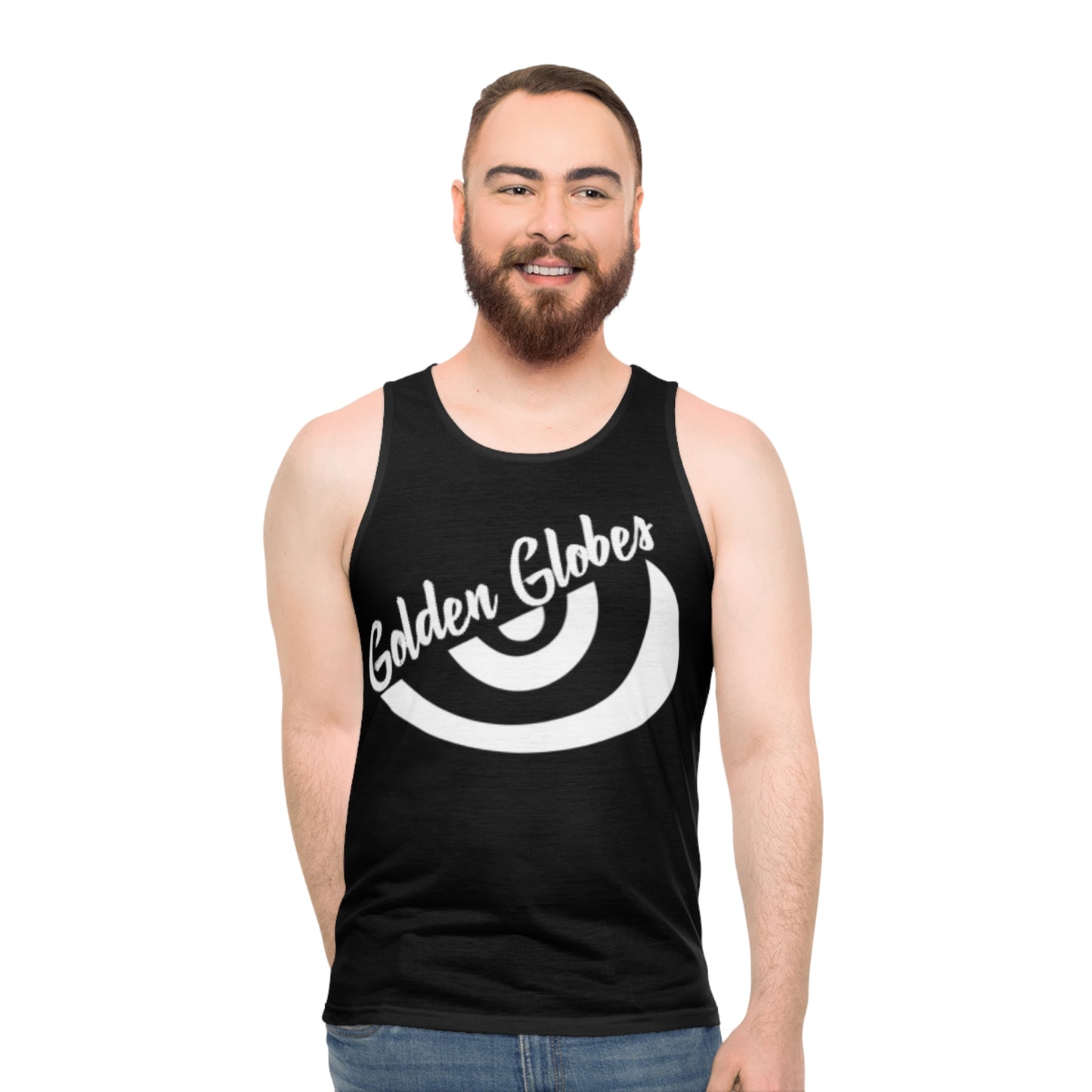 Unisex Tank Top - Golden Globes Design, Summer Apparel, Gift for Film Lovers, Casual Wear, Movie Night Essentials