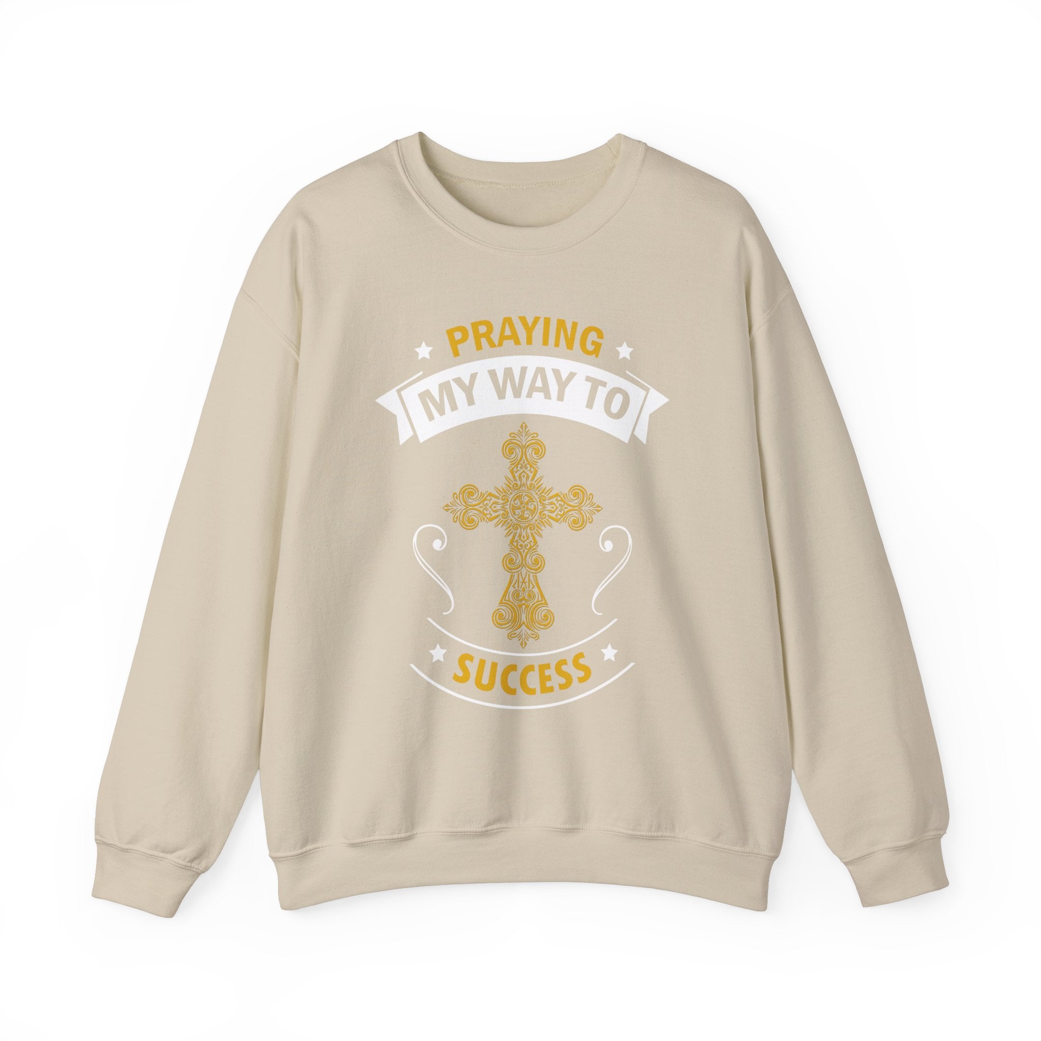 Prier mon chemin vers le succès Sweat-shirt unisexe 
