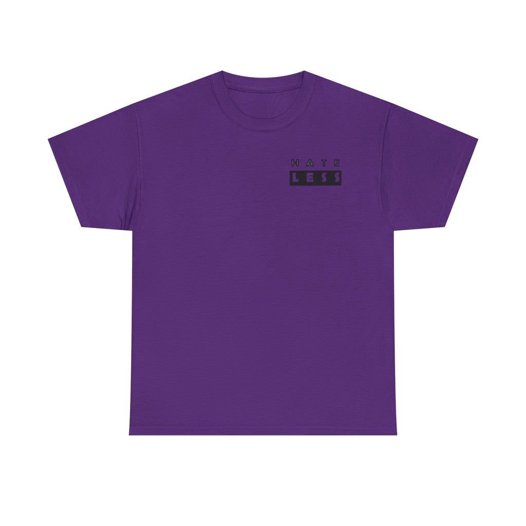 HATE LESS Unisex Heavy Cotton Tee - Comfortable Casual Wear