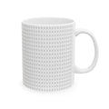 Minimalist Patterned Ceramic Mug - Modern Coffee Cup, Gift for Her, Office Decor, Tea Mug, Customizable Kitchenware