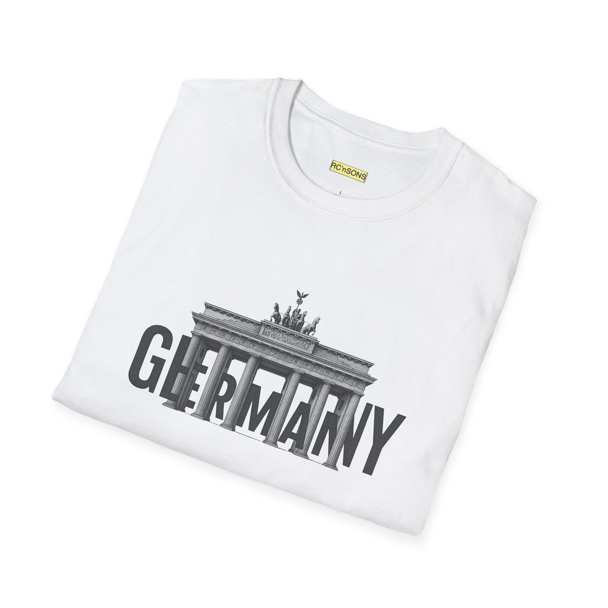 Berlin Landmark Unisex Softstyle T-Shirt - Casual Travel Tee Germany Pride Printify