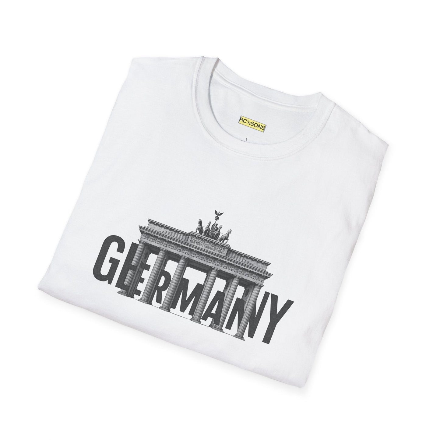 Berlin Landmark Unisex Softstyle T-Shirt - Casual Travel Tee Germany Pride Printify