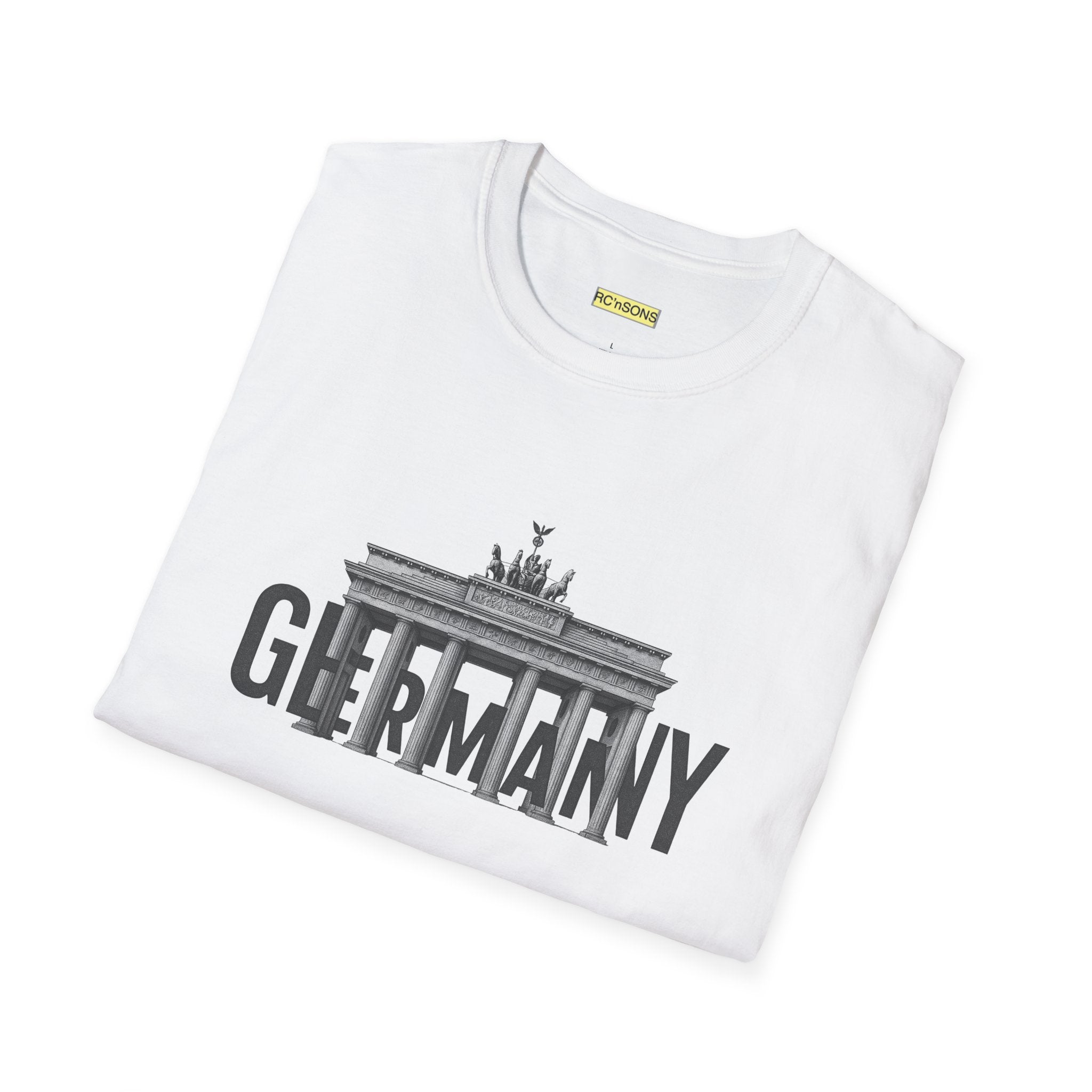 Berlin Landmark Unisex Softstyle T-Shirt - Casual Travel Tee Germany Pride Printify