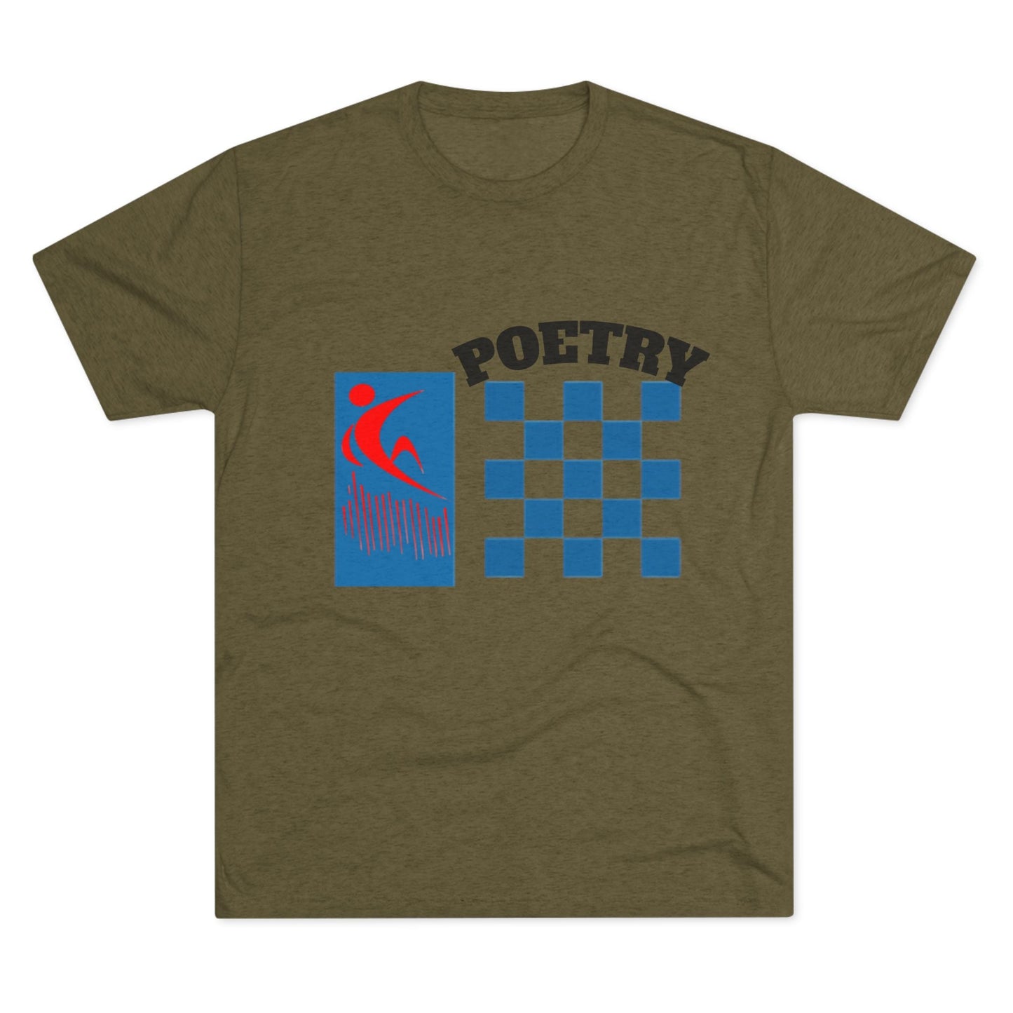 Poetry Inspired Unisex Tri-Blend Crew Tee - Soft Casual Wear for Artistic Souls, Perfect for Poetry Lovers, Gift for Writers, Creative [...] Printify