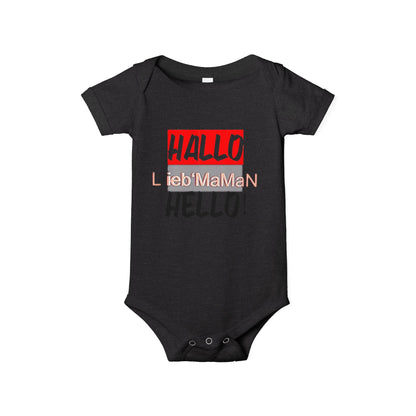 Hello Baby Bodysuit - Cute Multilingual Infant Jersey One Piece