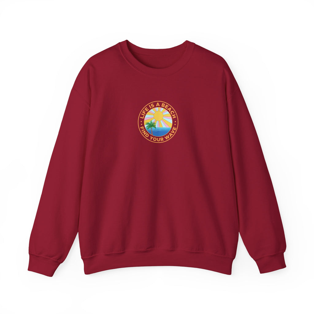 La vie est un sweat-shirt unisexe de plage 