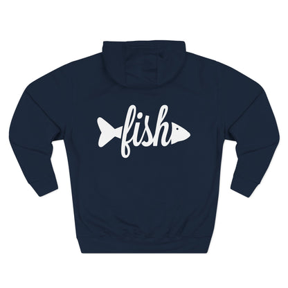 Water Splash Graphic Fleece Hoodie - Comfortable & Stylish