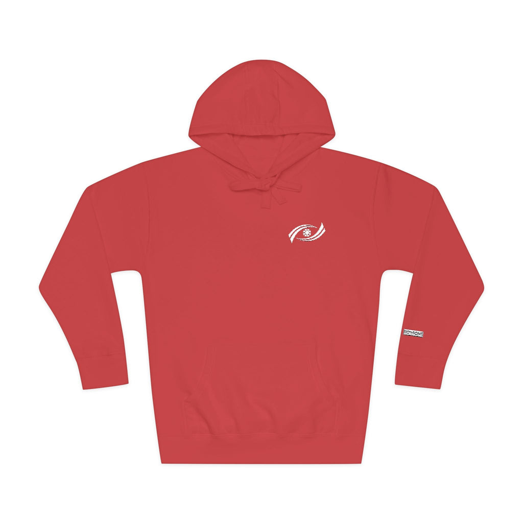Cozy Unisex Fleece Hoodie with Artistic Design, Casual Wear, Gift for Him/Her, Fall Fashion, Everyday Comfort Printify