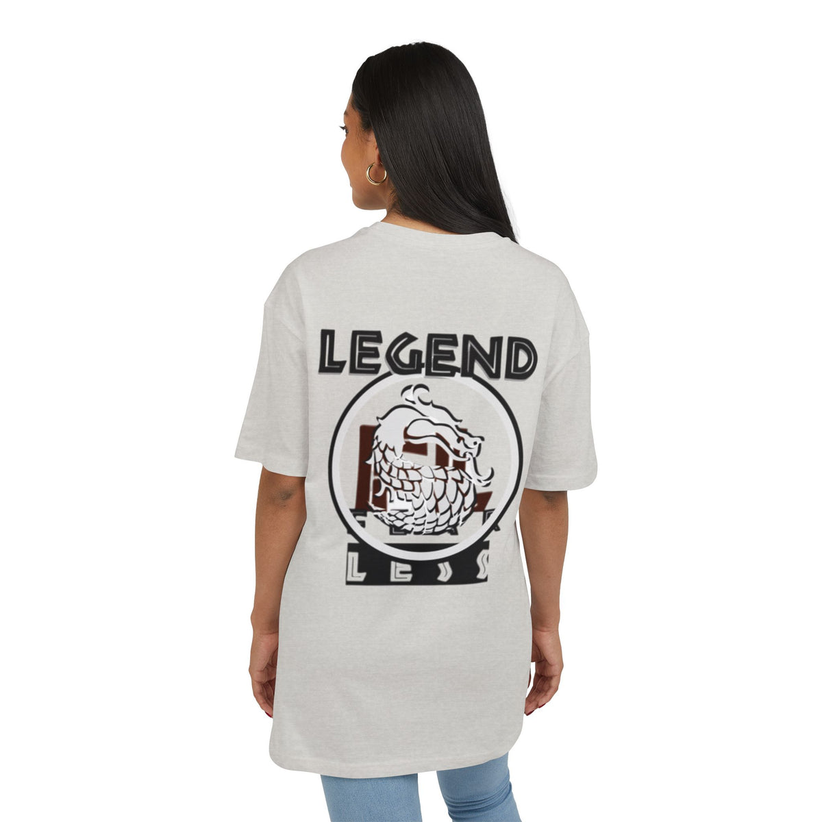 Unisex Heavy Oversize Tee - Legend Graphic Tee for Trendy Style